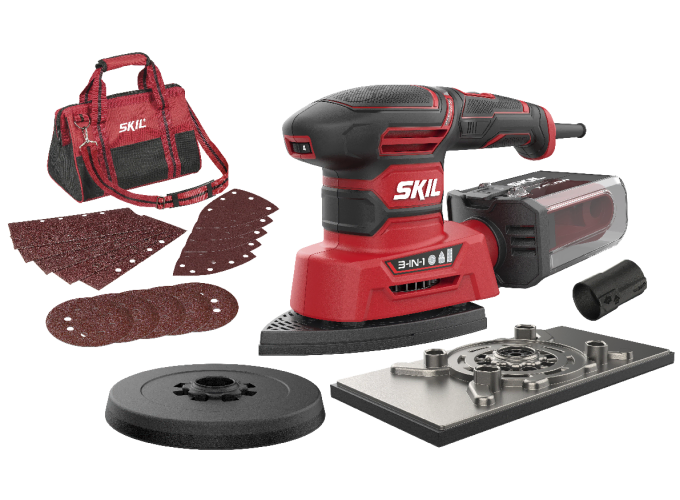 SKIL 7280DA 3 İN 1 MULTİ ZIMPARA 250W ÇANTALI