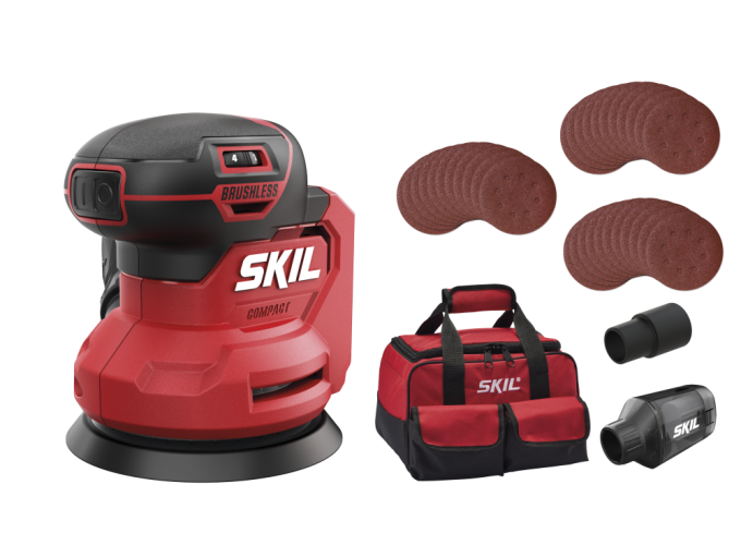 SKIL COMPACT 3751FA AKÜLÜ ORBİTAL ZIMPARALAMA ÇANTALI