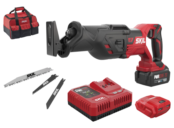 SKIL XP 3480DB AKÜLÜ KILIÇ TESTERE ÇANTALI SET